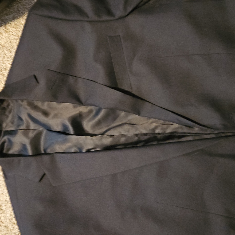 Reaction Kenneth Cole Charcoal Men's Blazer
